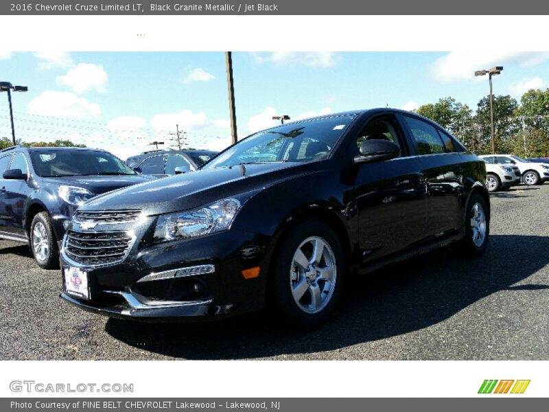 Black Granite Metallic / Jet Black 2016 Chevrolet Cruze Limited LT