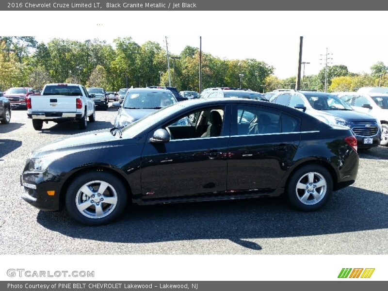 Black Granite Metallic / Jet Black 2016 Chevrolet Cruze Limited LT
