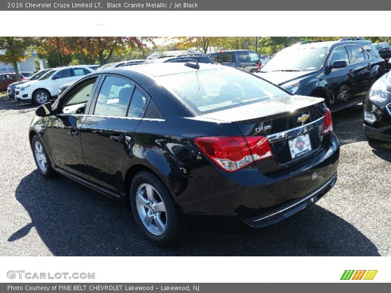 Black Granite Metallic / Jet Black 2016 Chevrolet Cruze Limited LT