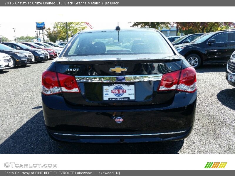 Black Granite Metallic / Jet Black 2016 Chevrolet Cruze Limited LT