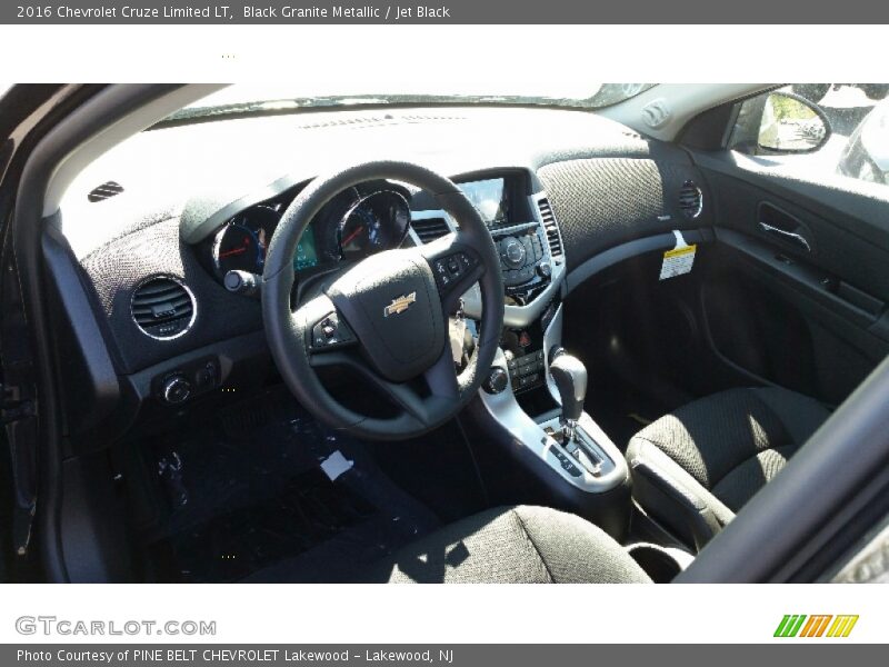 Black Granite Metallic / Jet Black 2016 Chevrolet Cruze Limited LT