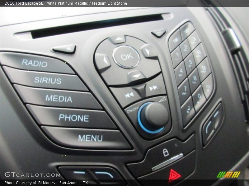 Controls of 2016 Escape SE