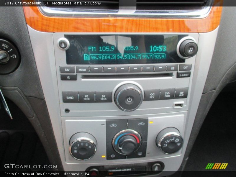 Mocha Steel Metallic / Ebony 2012 Chevrolet Malibu LT