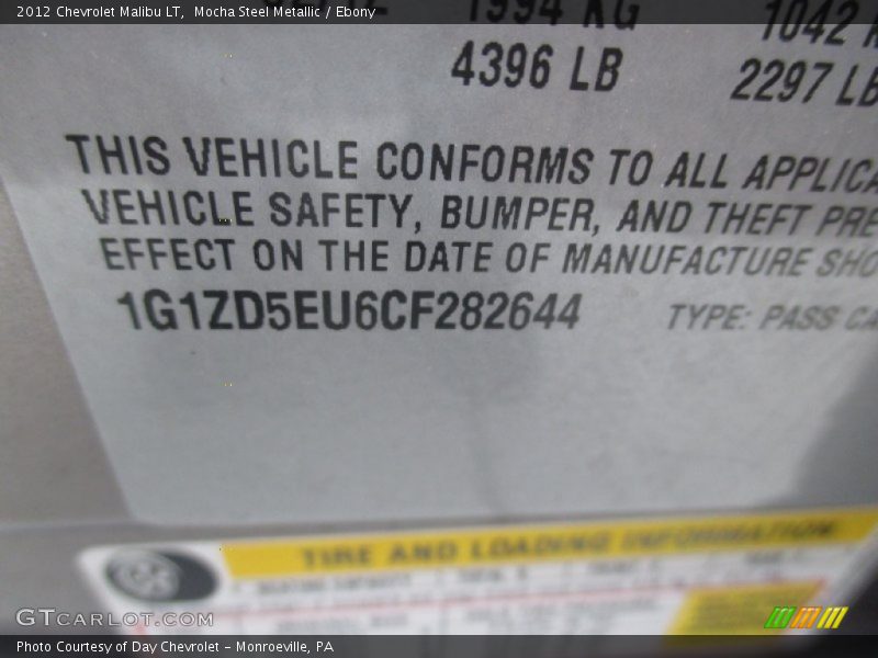 Mocha Steel Metallic / Ebony 2012 Chevrolet Malibu LT