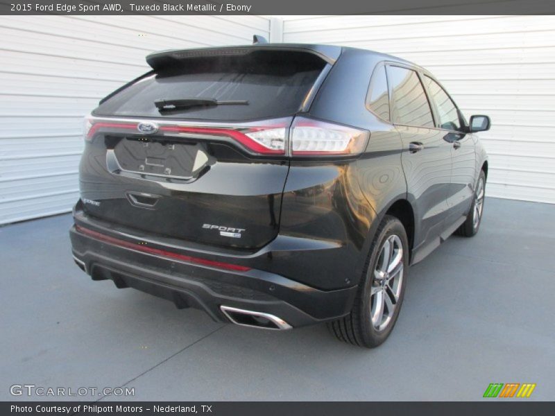 Tuxedo Black Metallic / Ebony 2015 Ford Edge Sport AWD