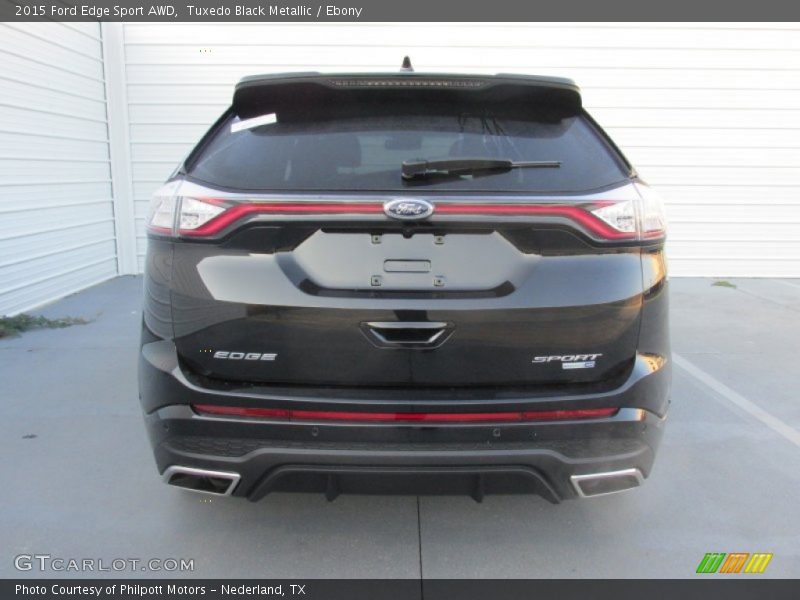 Tuxedo Black Metallic / Ebony 2015 Ford Edge Sport AWD
