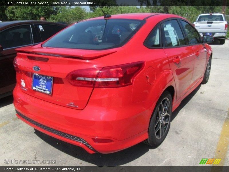 Race Red / Charcoal Black 2015 Ford Focus SE Sedan
