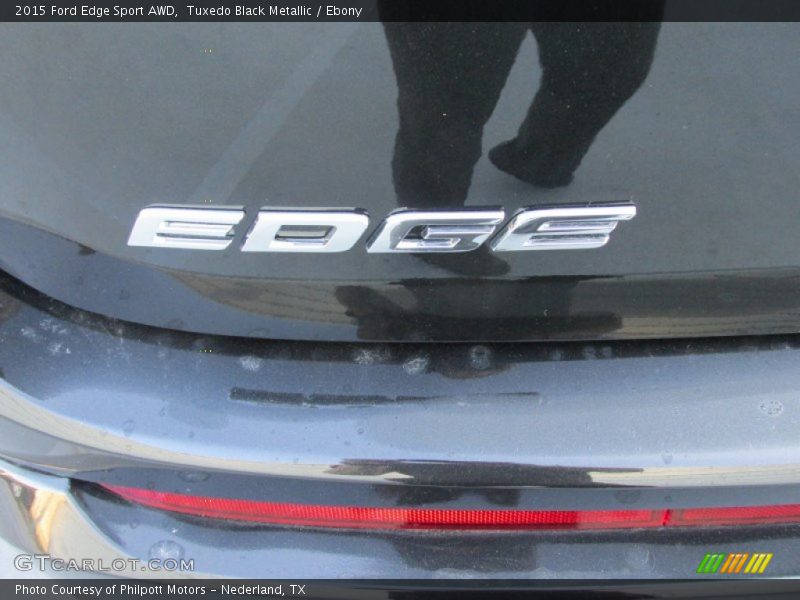 Tuxedo Black Metallic / Ebony 2015 Ford Edge Sport AWD