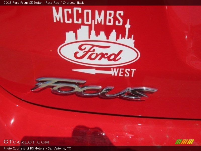 Race Red / Charcoal Black 2015 Ford Focus SE Sedan