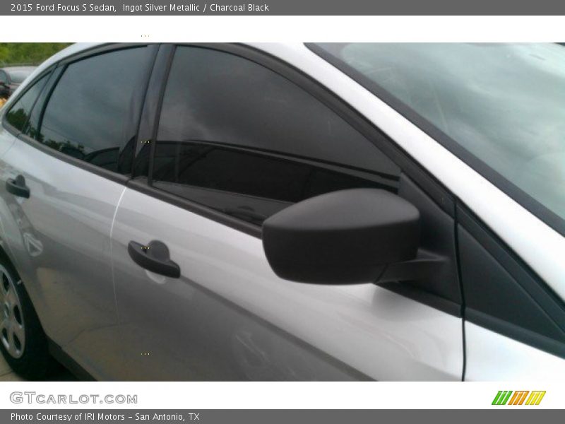 Ingot Silver Metallic / Charcoal Black 2015 Ford Focus S Sedan