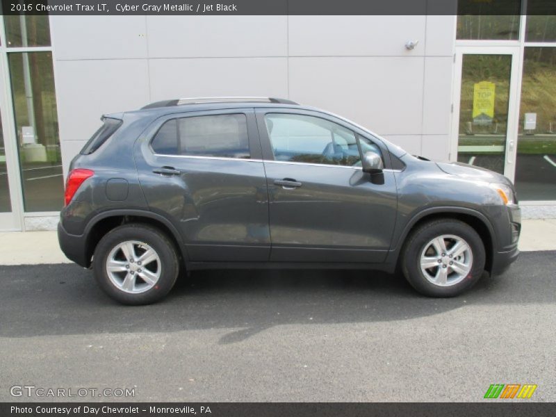 Cyber Gray Metallic / Jet Black 2016 Chevrolet Trax LT