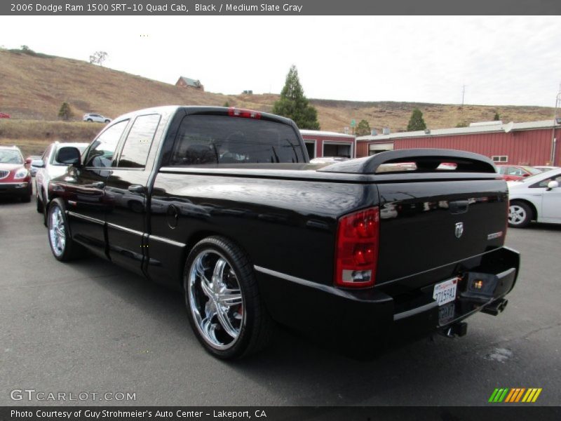 Black / Medium Slate Gray 2006 Dodge Ram 1500 SRT-10 Quad Cab