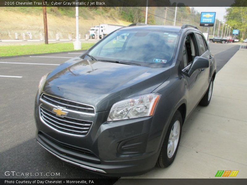 Cyber Gray Metallic / Jet Black 2016 Chevrolet Trax LT