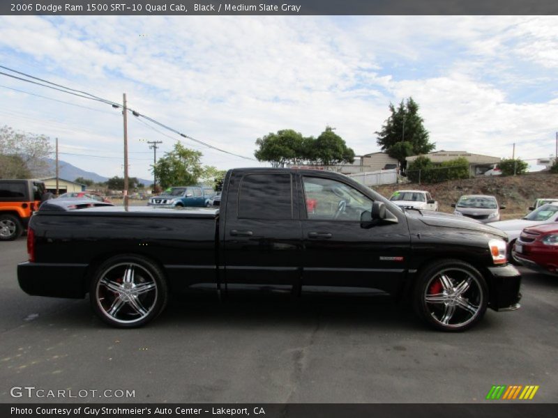 Black / Medium Slate Gray 2006 Dodge Ram 1500 SRT-10 Quad Cab