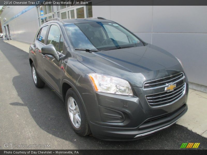 Cyber Gray Metallic / Jet Black 2016 Chevrolet Trax LT