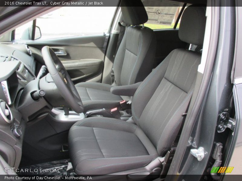 Cyber Gray Metallic / Jet Black 2016 Chevrolet Trax LT