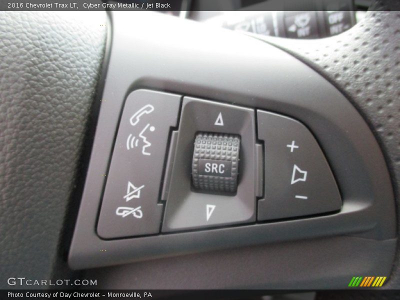 Cyber Gray Metallic / Jet Black 2016 Chevrolet Trax LT