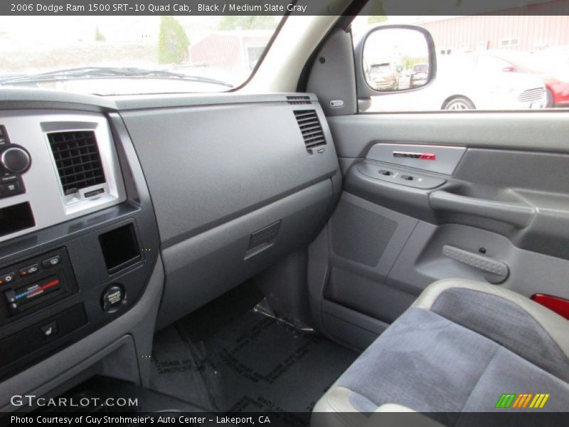 Black / Medium Slate Gray 2006 Dodge Ram 1500 SRT-10 Quad Cab