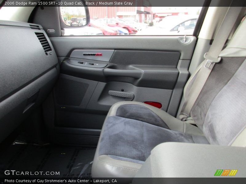 Black / Medium Slate Gray 2006 Dodge Ram 1500 SRT-10 Quad Cab