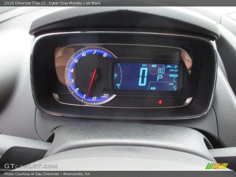Cyber Gray Metallic / Jet Black 2016 Chevrolet Trax LT