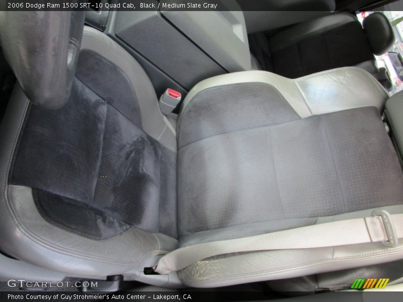 Black / Medium Slate Gray 2006 Dodge Ram 1500 SRT-10 Quad Cab