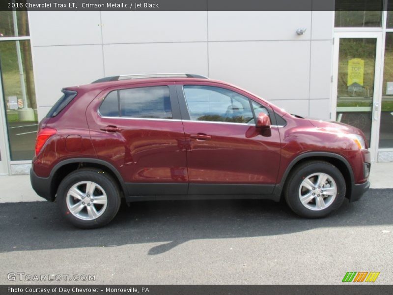 Crimson Metallic / Jet Black 2016 Chevrolet Trax LT