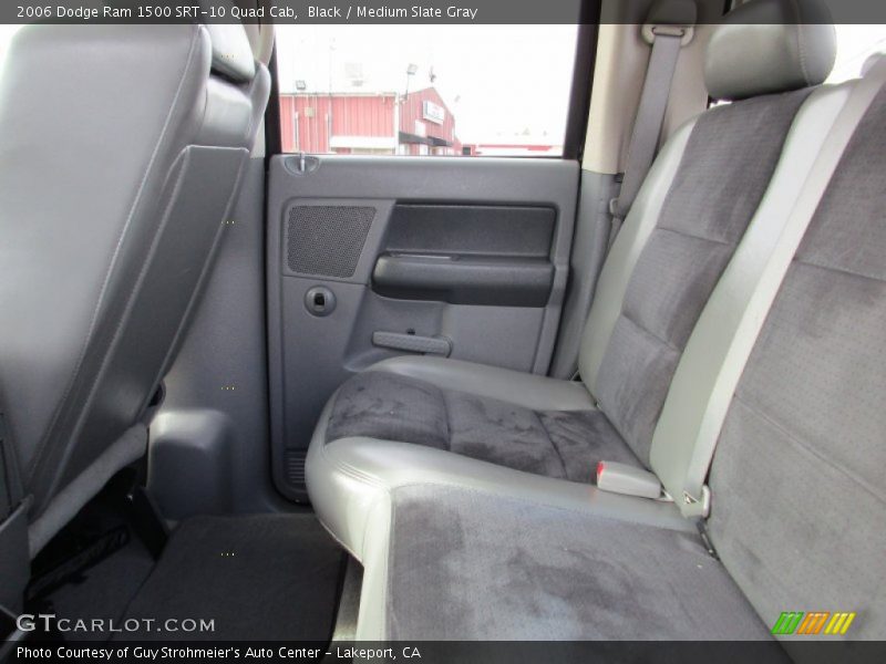 Black / Medium Slate Gray 2006 Dodge Ram 1500 SRT-10 Quad Cab