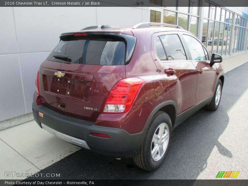 Crimson Metallic / Jet Black 2016 Chevrolet Trax LT