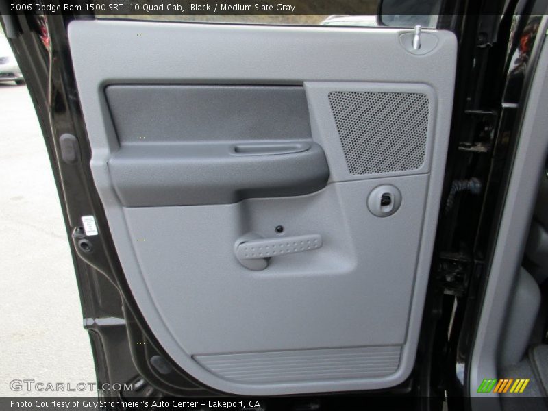 Black / Medium Slate Gray 2006 Dodge Ram 1500 SRT-10 Quad Cab