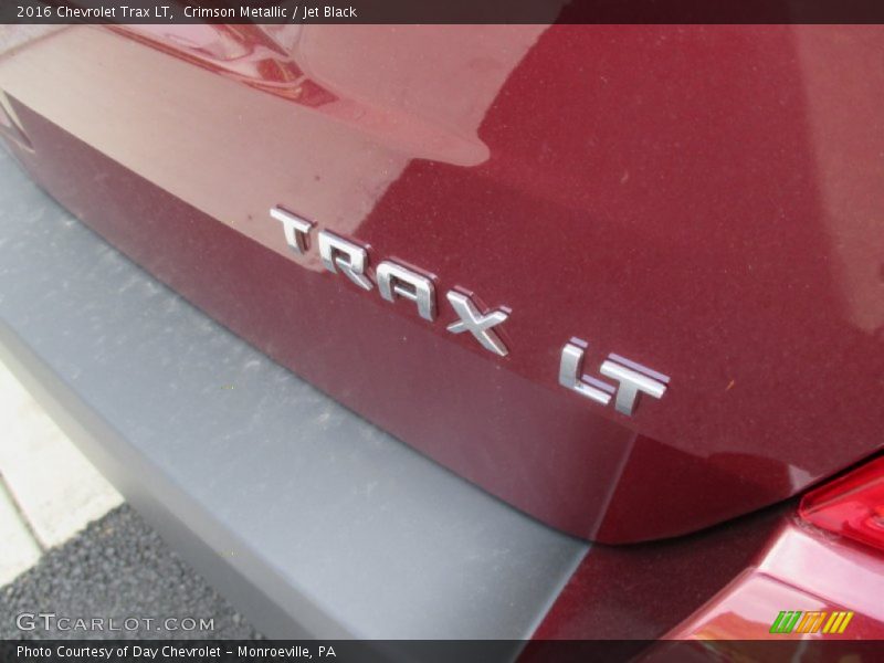 Crimson Metallic / Jet Black 2016 Chevrolet Trax LT