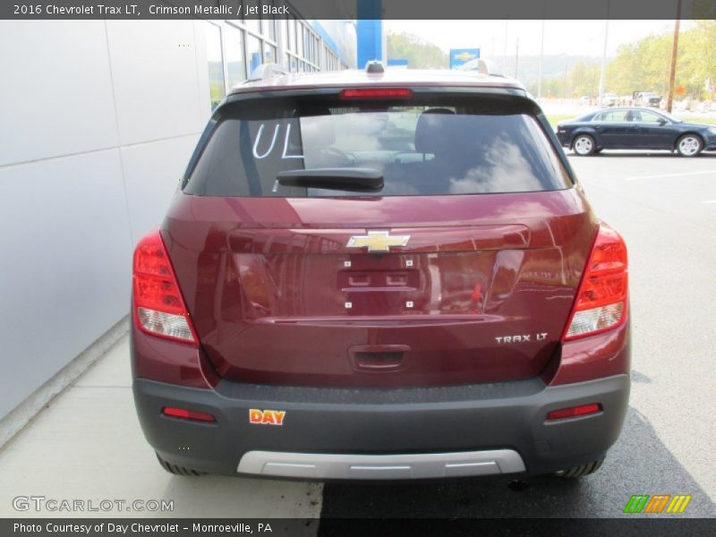 Crimson Metallic / Jet Black 2016 Chevrolet Trax LT