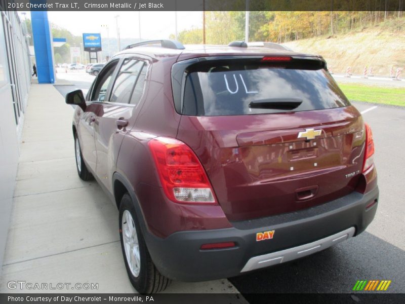 Crimson Metallic / Jet Black 2016 Chevrolet Trax LT