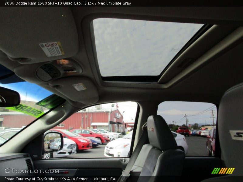 Black / Medium Slate Gray 2006 Dodge Ram 1500 SRT-10 Quad Cab