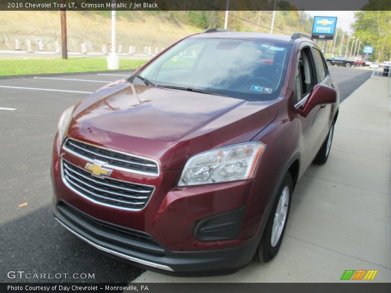 Crimson Metallic / Jet Black 2016 Chevrolet Trax LT