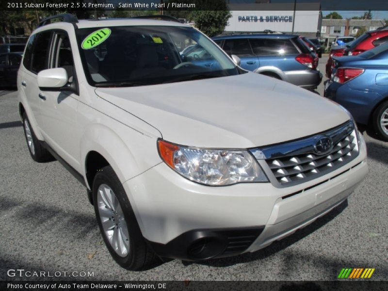 Front 3/4 View of 2011 Forester 2.5 X Premium