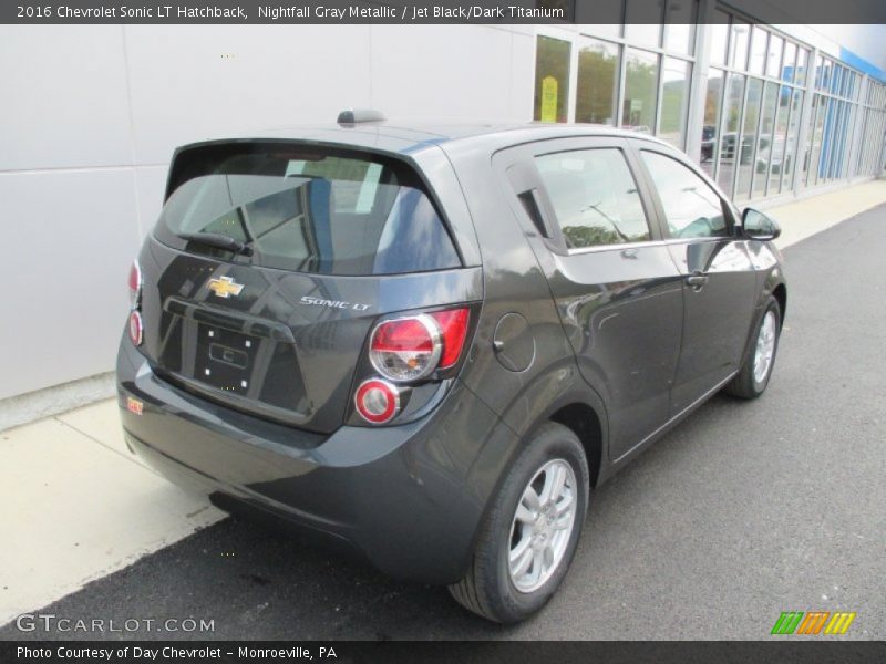 Nightfall Gray Metallic / Jet Black/Dark Titanium 2016 Chevrolet Sonic LT Hatchback