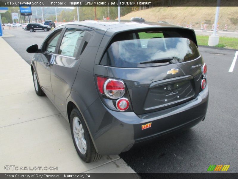 Nightfall Gray Metallic / Jet Black/Dark Titanium 2016 Chevrolet Sonic LT Hatchback