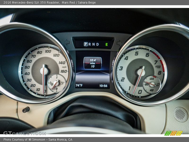 Mars Red / Sahara Beige 2016 Mercedes-Benz SLK 350 Roadster