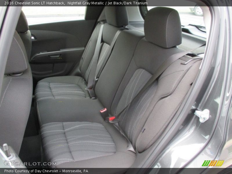 Nightfall Gray Metallic / Jet Black/Dark Titanium 2016 Chevrolet Sonic LT Hatchback