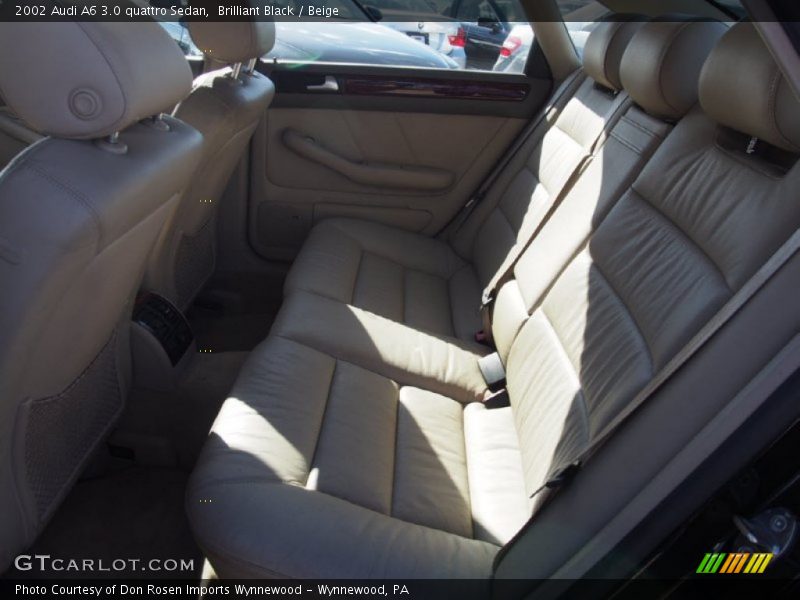 Brilliant Black / Beige 2002 Audi A6 3.0 quattro Sedan