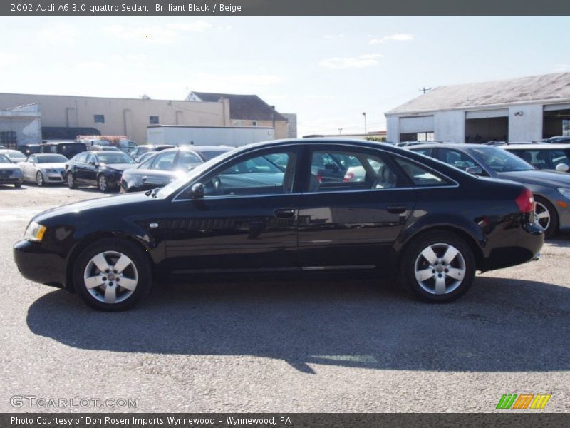 Brilliant Black / Beige 2002 Audi A6 3.0 quattro Sedan