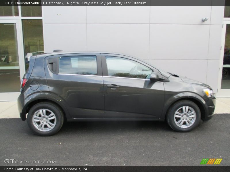 Nightfall Gray Metallic / Jet Black/Dark Titanium 2016 Chevrolet Sonic LT Hatchback