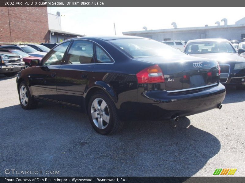 Brilliant Black / Beige 2002 Audi A6 3.0 quattro Sedan