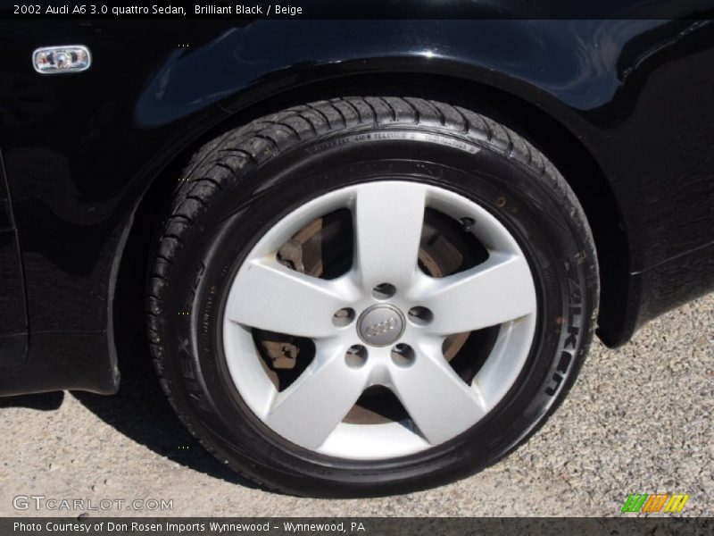 Brilliant Black / Beige 2002 Audi A6 3.0 quattro Sedan