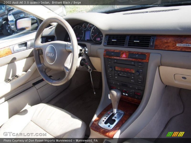 Brilliant Black / Beige 2002 Audi A6 3.0 quattro Sedan