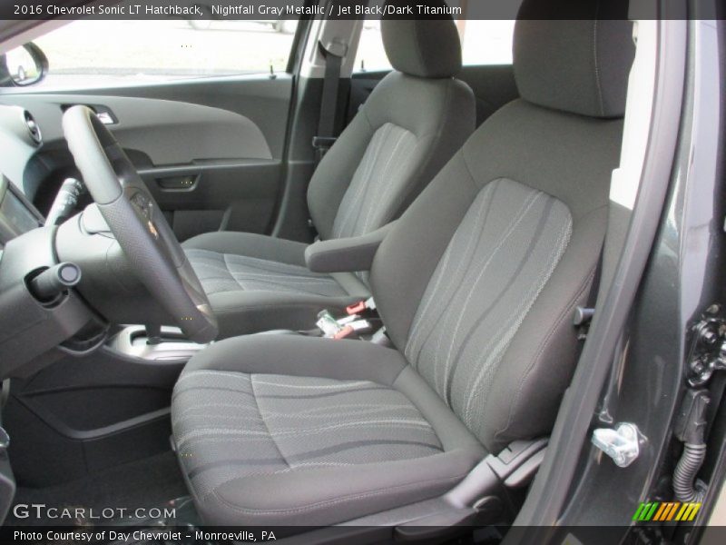  2016 Sonic LT Hatchback Jet Black/Dark Titanium Interior