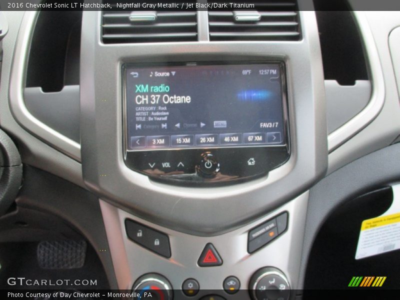 Controls of 2016 Sonic LT Hatchback