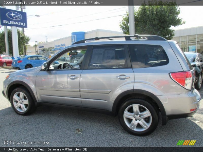 Steel Silver Metallic / Platinum 2009 Subaru Forester 2.5 X Limited