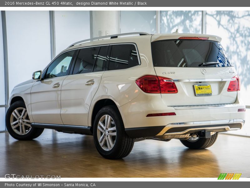 designo Diamond White Metallic / Black 2016 Mercedes-Benz GL 450 4Matic
