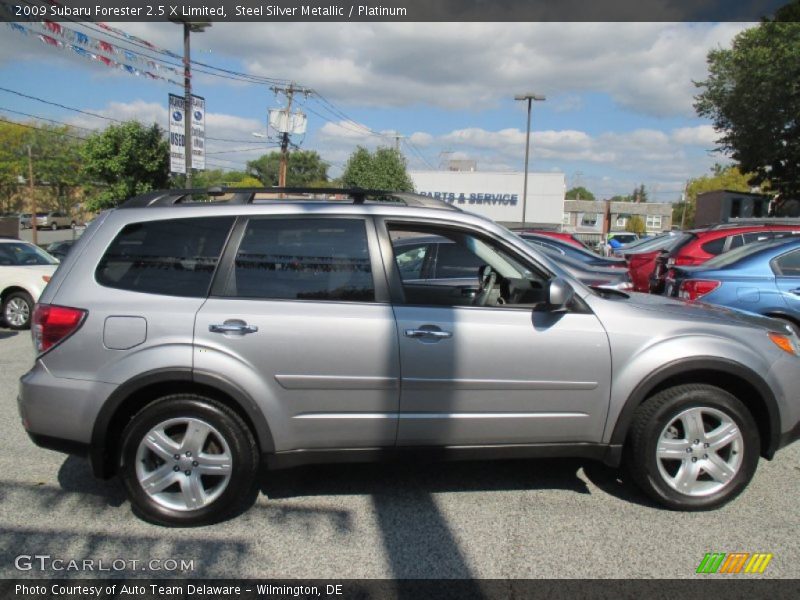 Steel Silver Metallic / Platinum 2009 Subaru Forester 2.5 X Limited